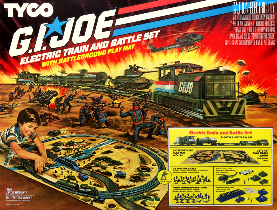 1983 Electric Train and Battle Set 