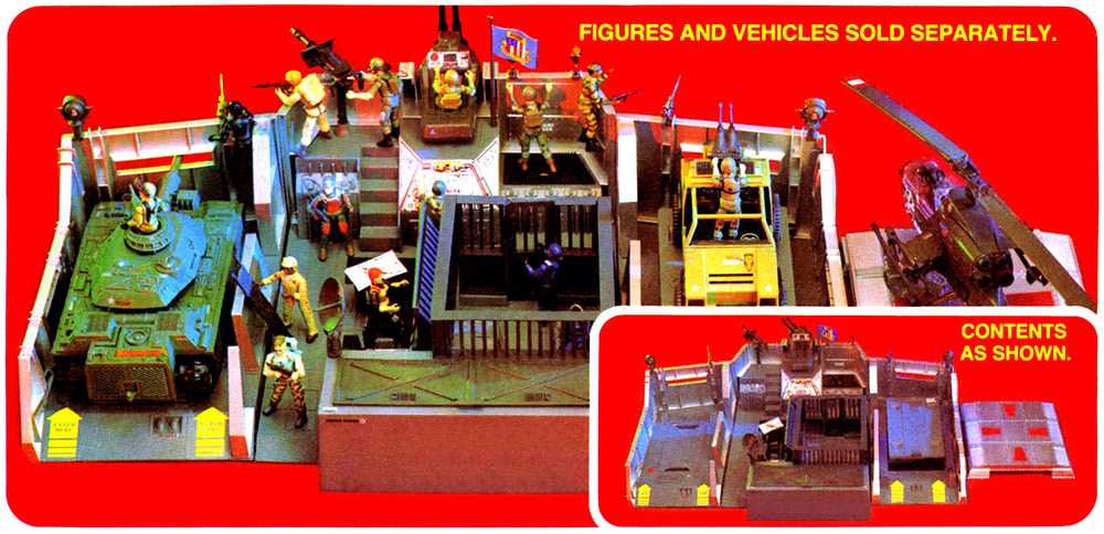 ACTION FORCE HEADQUARTERS COMMAND CENTER FROM 1983 REPAIR BAY G.I.JOE 