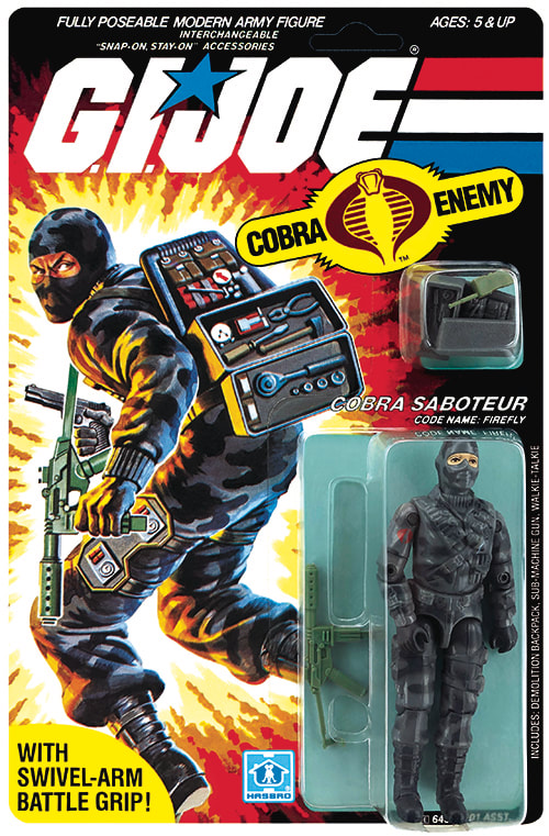 Explosives *Figure Not Included* Machine Gun Walkie Vintage GI Joe Firefly Custom 3D Printed Essentials Kit Pack Cover