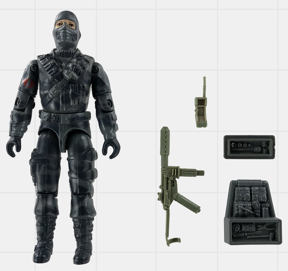 Explosives *Figure Not Included* Machine Gun Walkie Vintage GI Joe Firefly Custom 3D Printed Essentials Kit Pack Cover