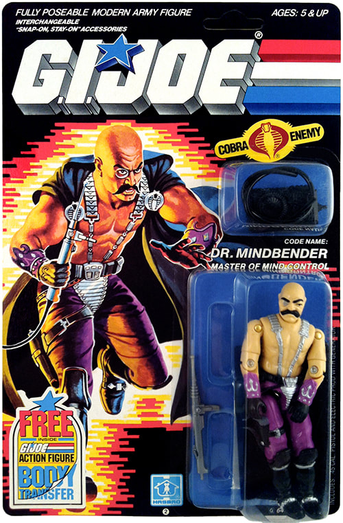 GI Joe Weapon Cobra Dr Mindbender Generator 1986 Original Figure Accessory 