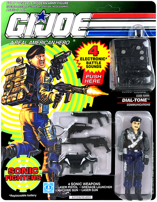 GI Joe Weapon Dial Tone Large Gun 1994 Original Figure Accessory 
