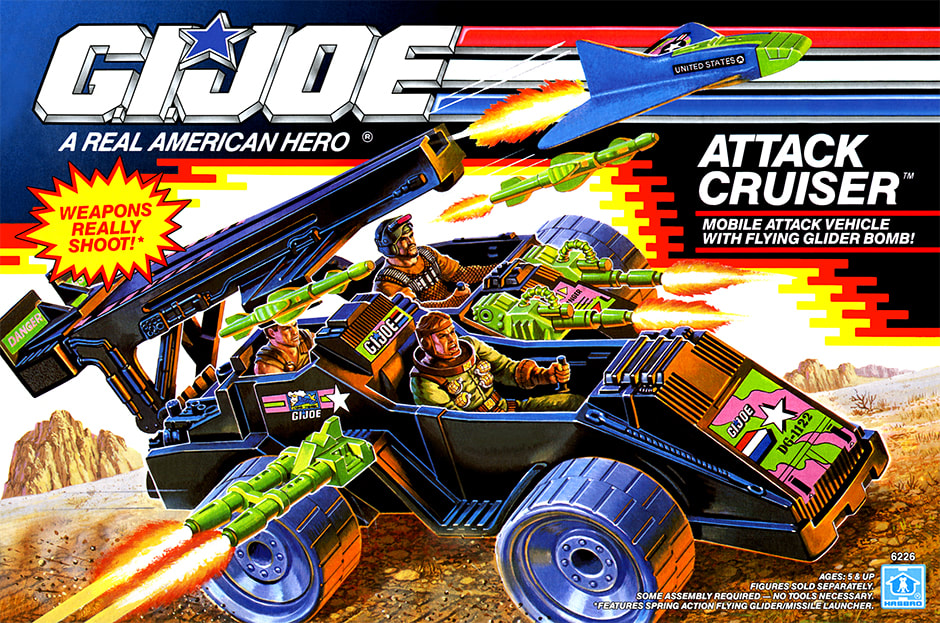 GI Joe 1991 ATTACK CRUISER Missile 