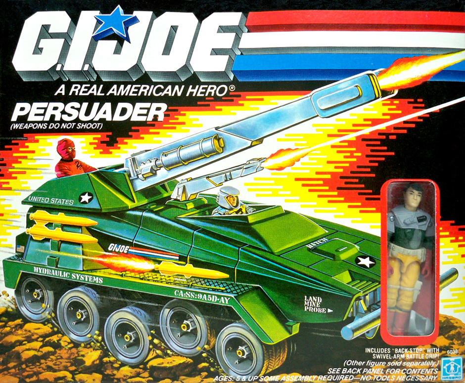 GI Joe Vehicle HAVOC Rear Cannon Gun 1986 Original Part 