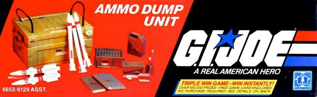 G.I Joe/Cobra Part_1985 Ammo Dump Multioption Fused 109MM He-5 Rocket W/Decals! 
