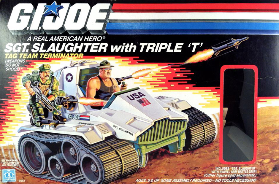 GI Joe Persuader Tank BUMPER grill Vtg part 1987 g.i accessory