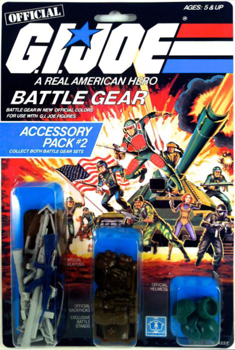 GI Joe Weapon Destro Backpack From Battle Gear 1983 Original Figure Accessory 